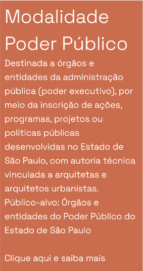 Modalidade Poder Público