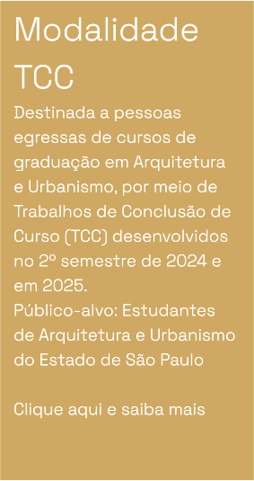 Modalidade TCC